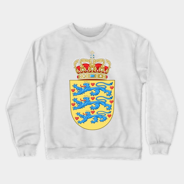 Denmark Crewneck Sweatshirt by Wickedcartoons